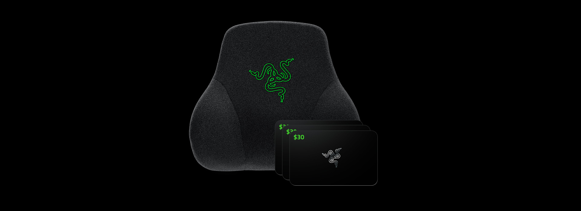 $30 Gift Card + Razer Head Cushion