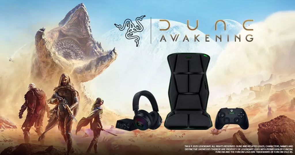 Immerse in the World of Dune: Awakening with Razer Sensa HD Haptics and Chroma RGB Integration