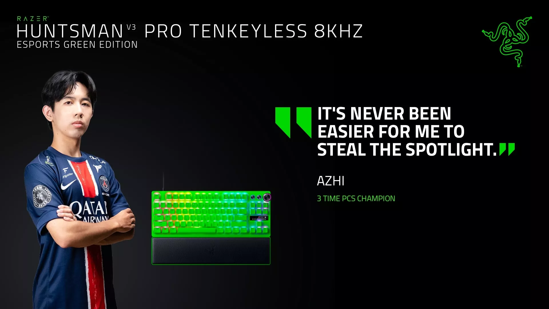 Green is the New Black: The Razer Esports Green Collection - Blog