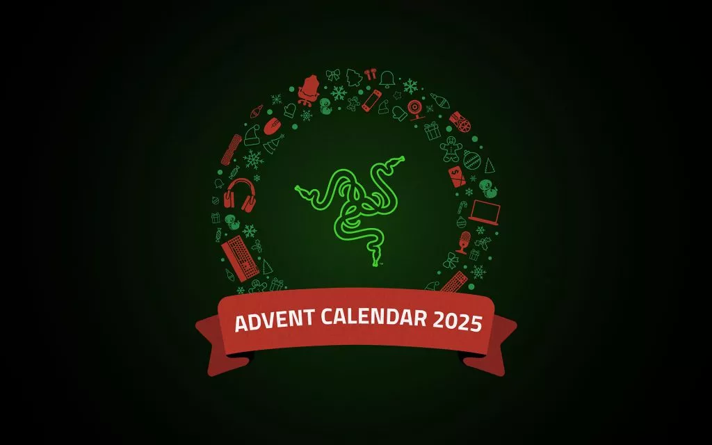 The Razer Advent Calendar 2025 Begins Today: 12 Days of Festivities Start Now Razer Advent Calendar 2025 Key Visual