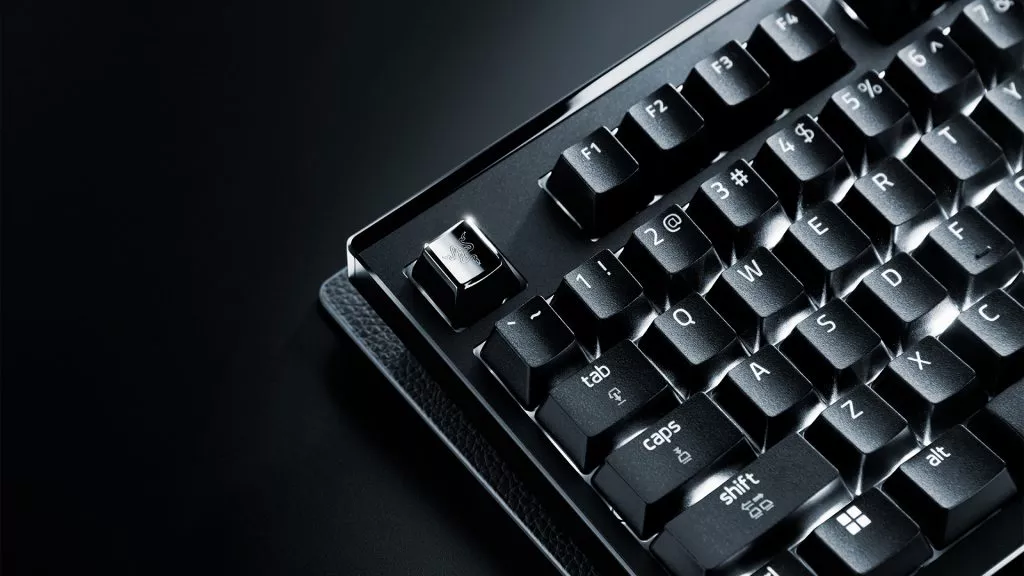 Detail shot of Razer Huntsman Signature Edition.