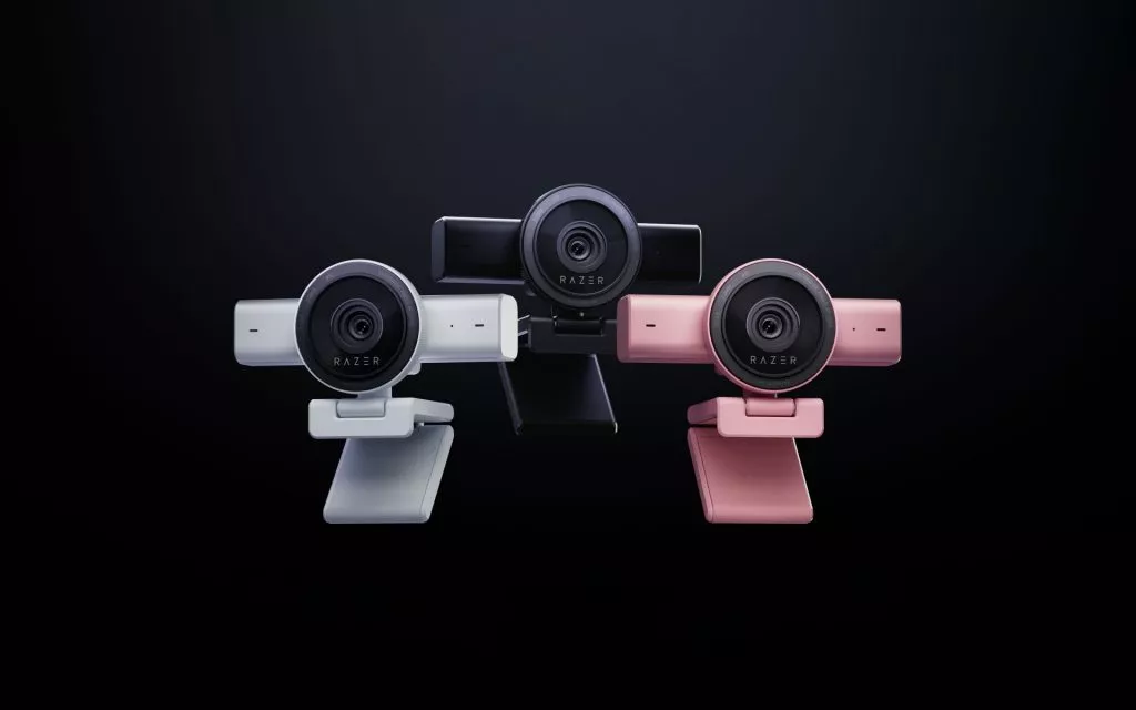 Razer Kiyo V2 in White, Black, and Quartz