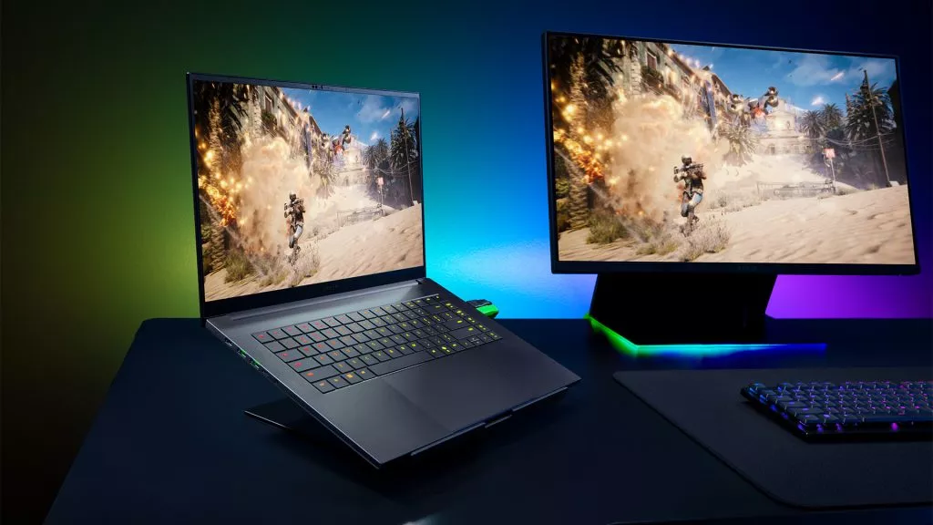 The next-gen Razer Blade 16 at just  14.9 mm thin.