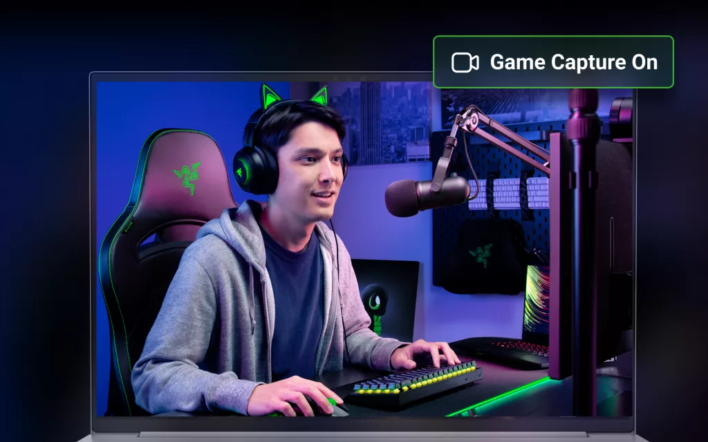 Razer Cortex: A Smarter Way to Capture, Launch, and Optimize Your PC Games A gamer enjoying the Razer Cortex Game Clips function
