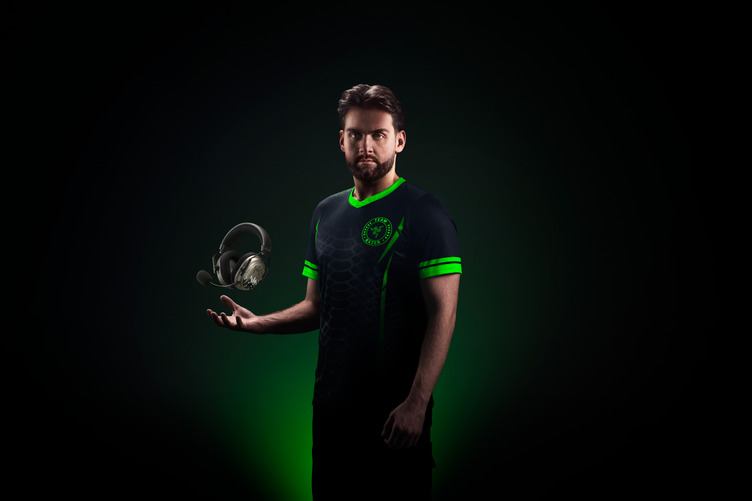 Professional esports player Nikola "NiKo" kovač featuring the Razer BlackShark V3 Pro NiKo Edition