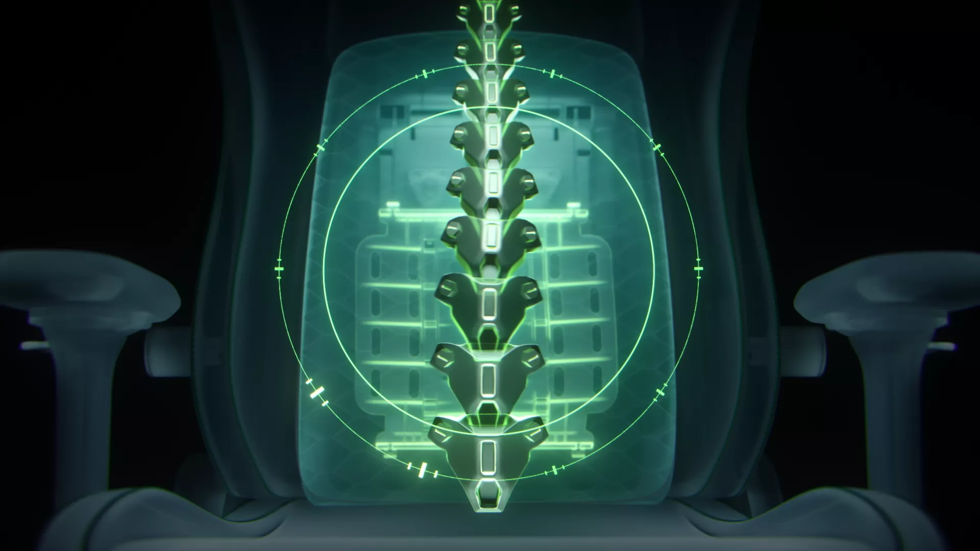 Razer Iskur V2 NewGen's HyperFlex Lumbar Support System