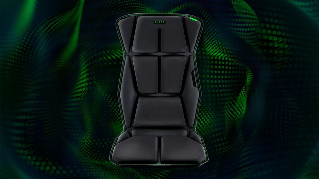 Razer Freyja top view with segmented ergonomic cushioning