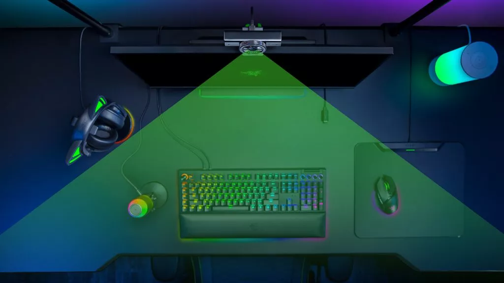 The Razer Kiyo V2 has a wide camera angle which allows you to capture your whole setup