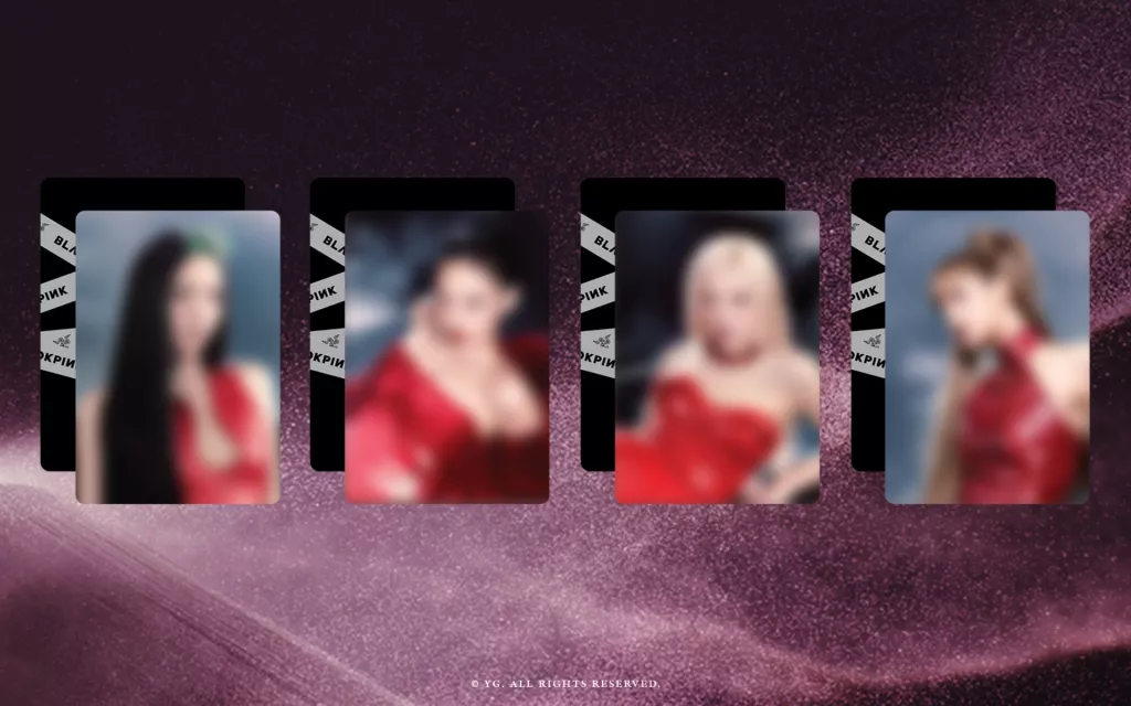 Special photocards with every purchase of a BLACKPINK x Razer collection item