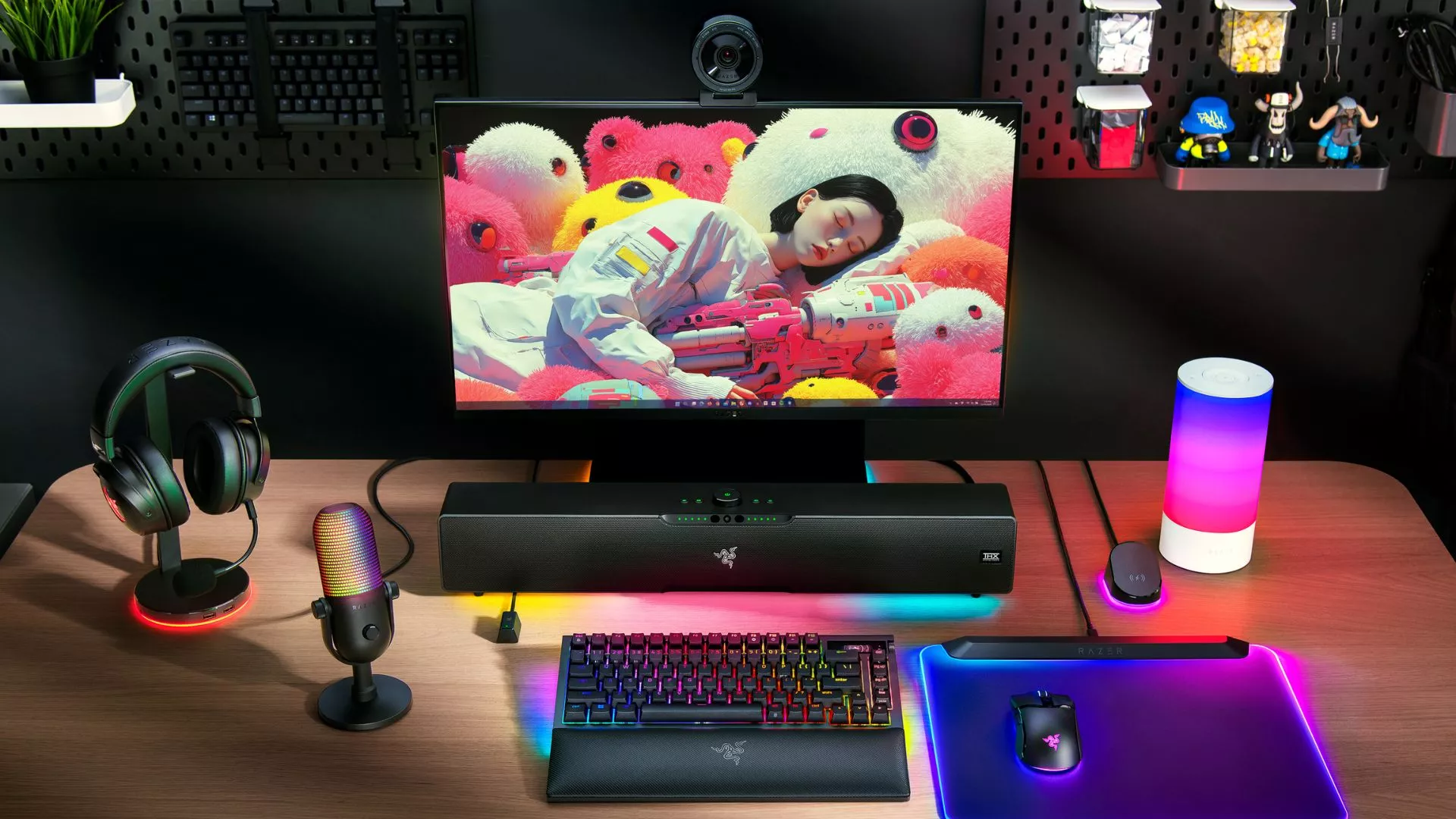 Bring your desktop to life. Razer Axon enhances any desktop setup with curated Razer Chroma RGB lighting, creating a vibrant and immersive workspace across connected devices.