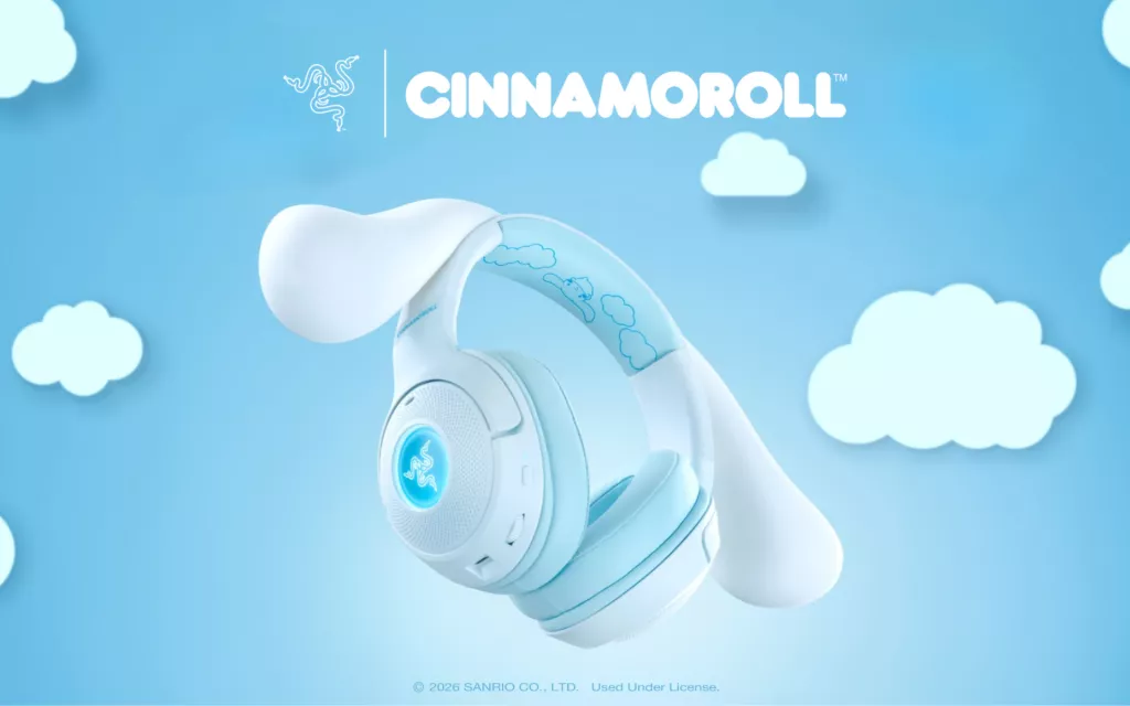 Cloudy Days, Cozy Plays: The Razer Kraken Kitty V2 BT – Cinnamoroll Edition