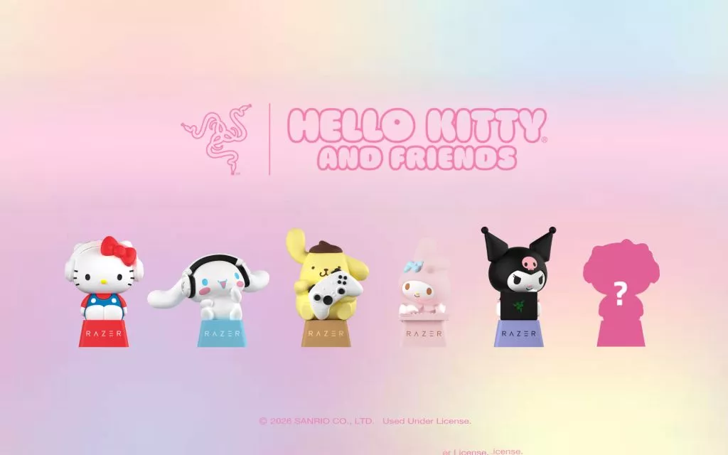 Characters That Click With You: Razer Keycap Blind Box – Sanrio Edition at Target