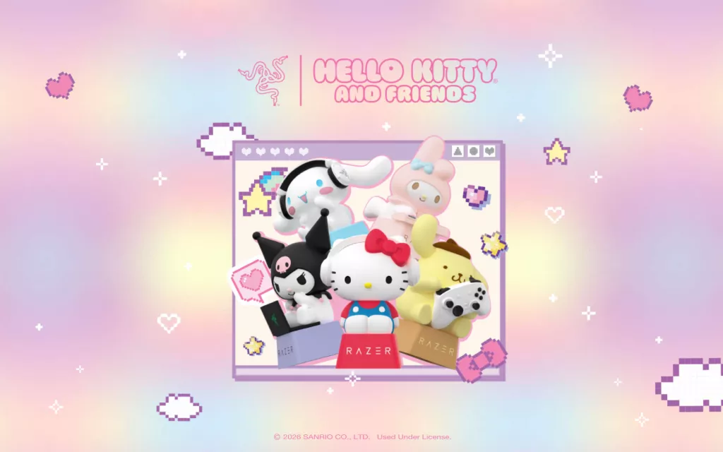 Characters That Click With You: Razer | Hello Kitty and Friends Blind Box Keycaps