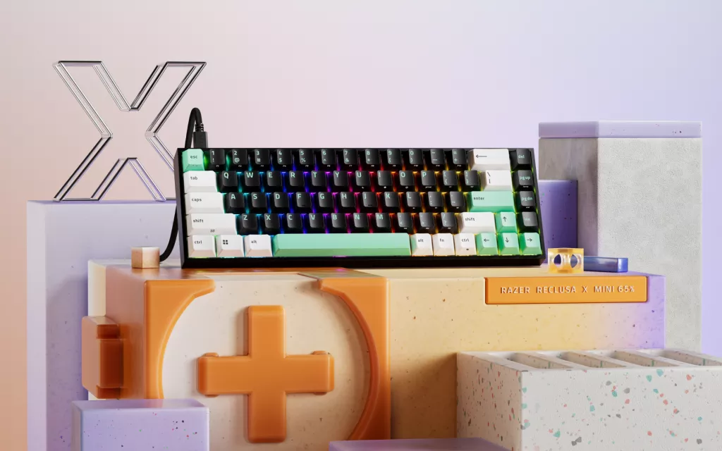 Meet the Razer Reclusa X Mini 65%: Built to Play, Ready to Personalize