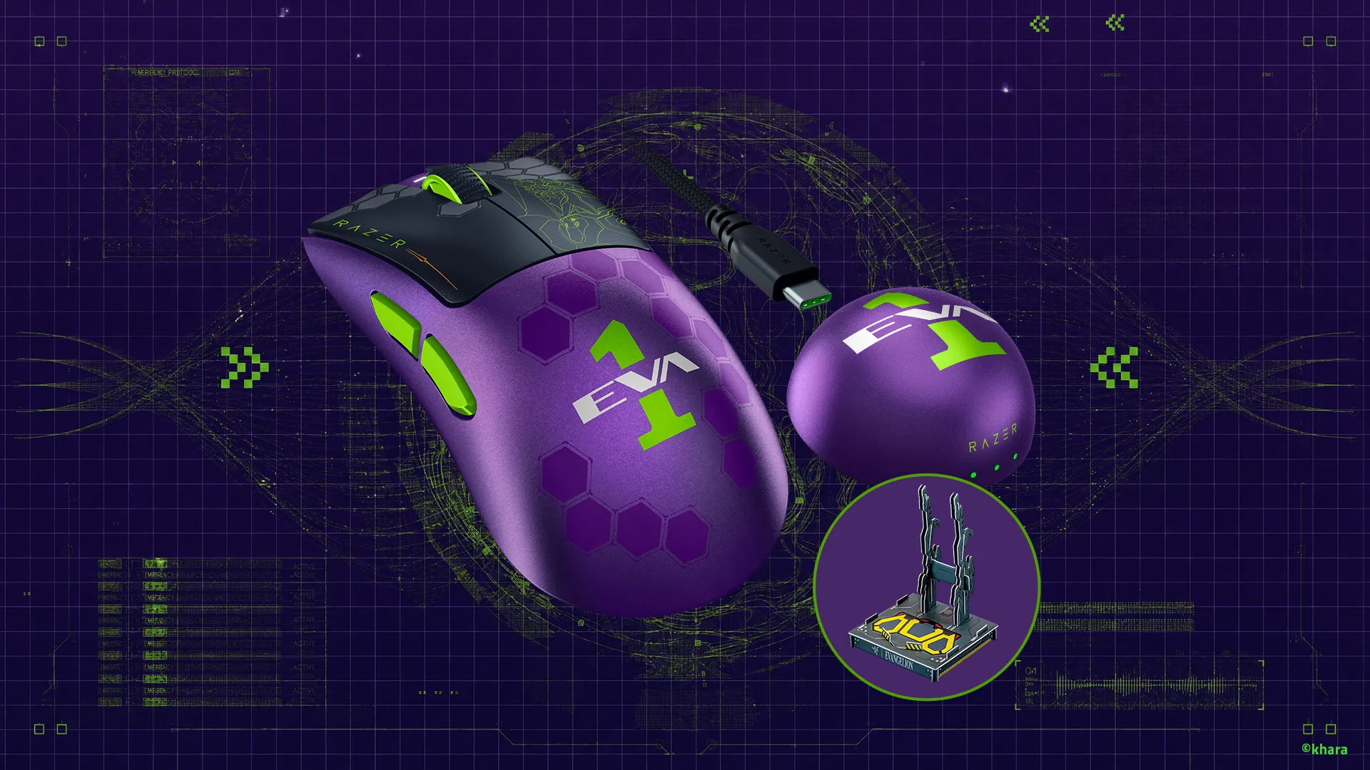Раскройте всю мощь EVA-01: представляем коллекцию Razer | EVANGELION (EVA-01)