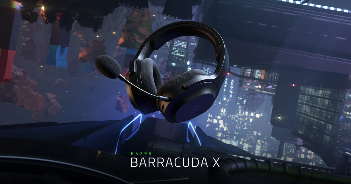 マルチプラットフォームワイヤレスヘッドセット - Razer Barracuda X