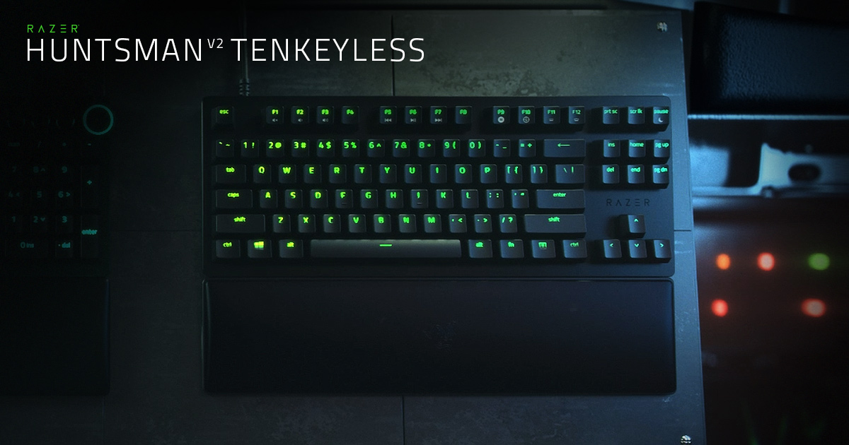 オプティカルゲーミングキーボード - Razer Huntsman V2 Tenkeyless