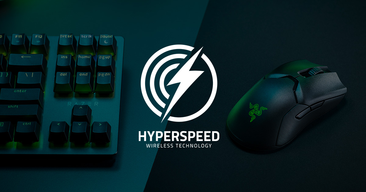 Fastest Wireless Gaming Technology Razer HyperSpeed Razer