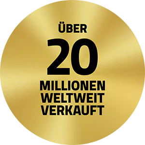 20+ million sold worldwide