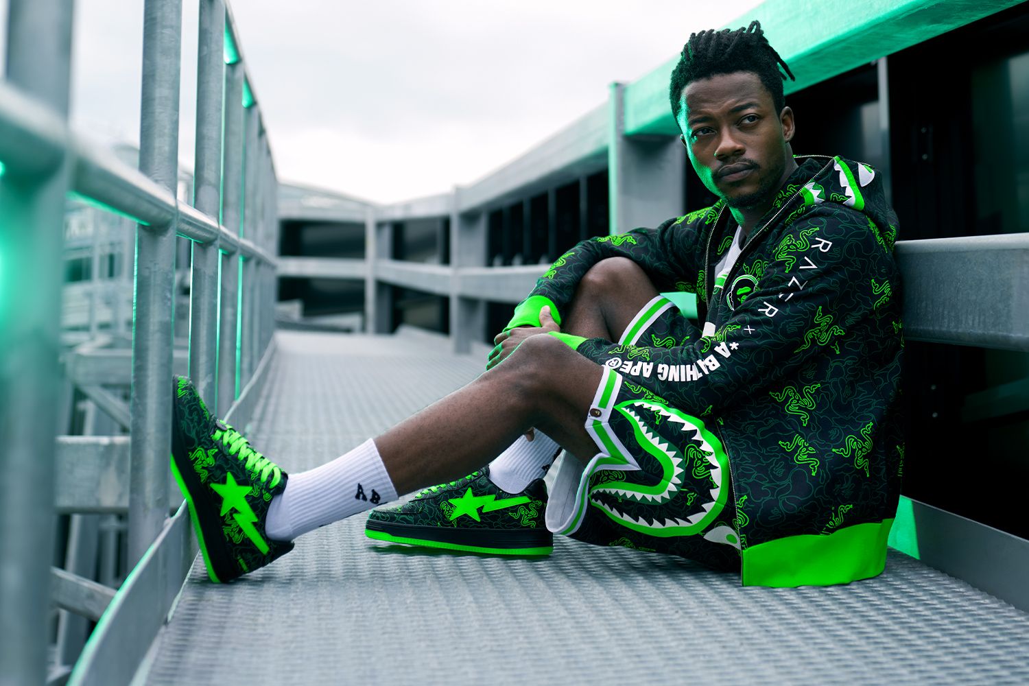 A BATHING APE RAZER×BAPE BAPESTA Razer X Bape Sneakers M2 Bape Sta | razer.com | Razer Brasil