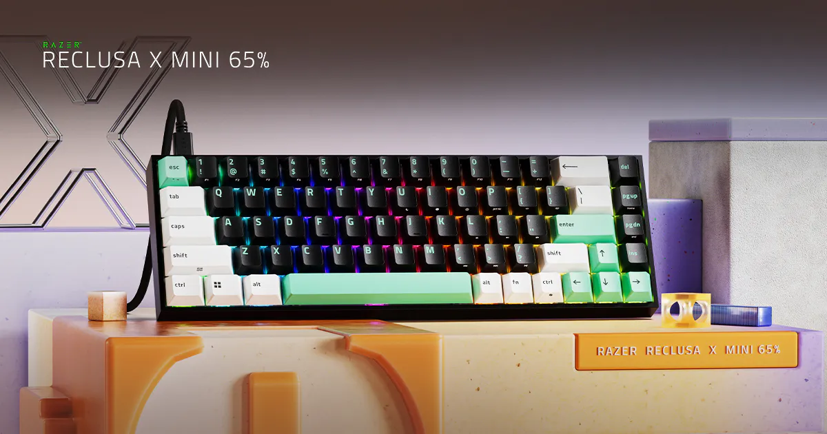 Reclusa X Mini 65% Hot-Swappable Gaming Keyboard