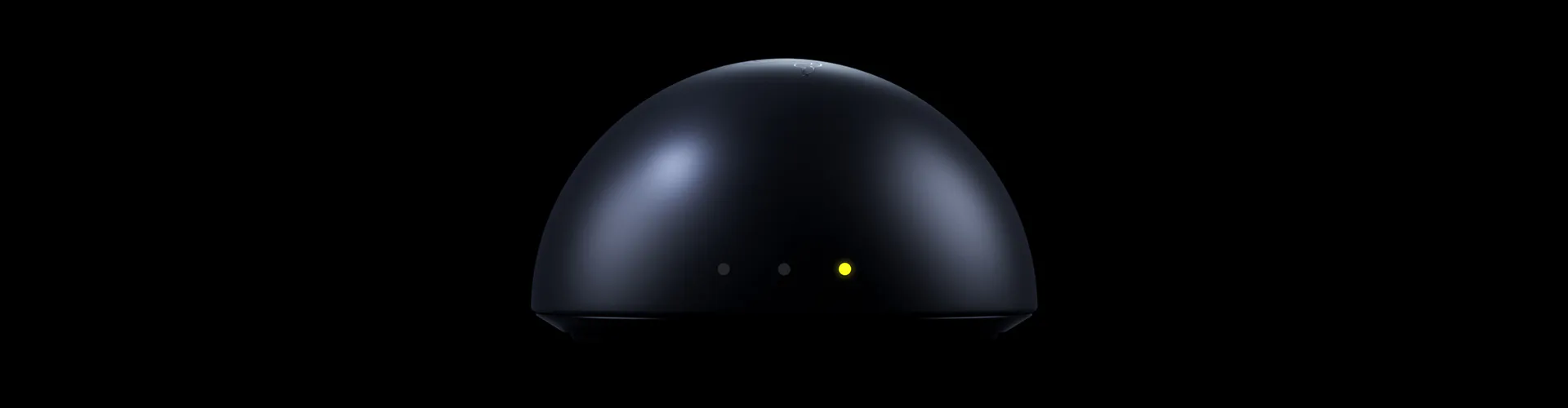 Third indicator light will be in yellow on the mouse dongle