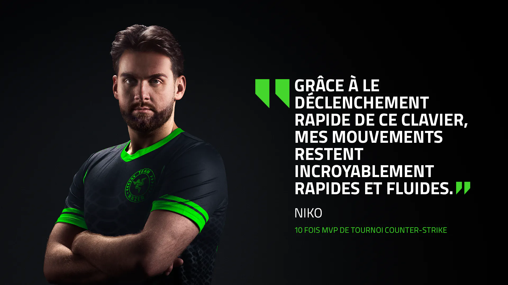 With Rapid Trigger on this keyboard, my movement remains incredibly fast and fluid. | NIKO | TEAM FALCONS | 10-TIME COUNTER-STRIKE CHAMPIONSHIP MVP