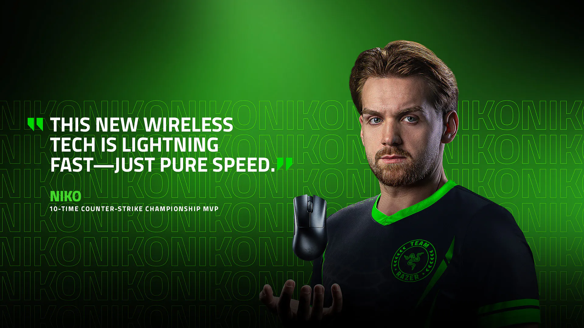 THIS NEW WIRELESS TECH IS LIGHTNING FAST - JUST PURE SPEED. | NIKO | 10-TIME COUNTER-STRIKE CHAMPIONSHIP MVP