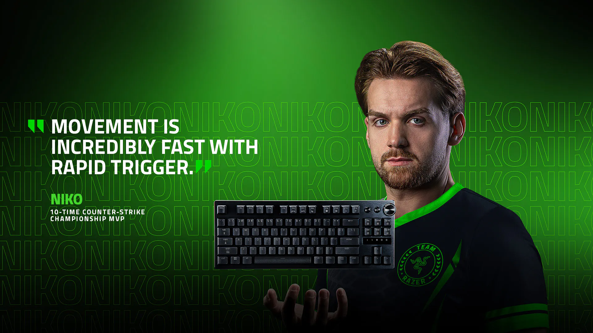 MOVEMENT IS INCREDIBLY FAST WITH RAPID TRIGGER. | NIKO | 10-TIME COUNTER-STRIKE CHAMPIONSHIP MVP
