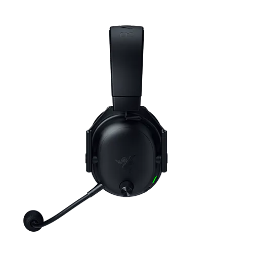 RAZER BLACKSHARK V2 PRO 雷蛇旋风黑鲨 V2 专业版 gaming headset with a detachable mic, over-ear cups, and a black matte finish. No visible text in the image.