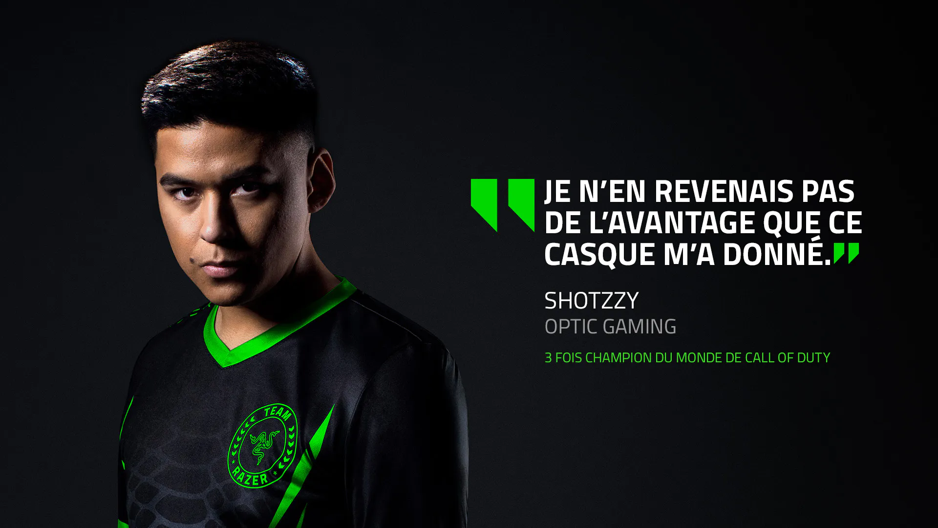 Je n’en revenais pas de l’avantage que ce casque m’a donné. | Shotzzy | Optic Gaming | Triple Champion du Monde sur Call of Duty