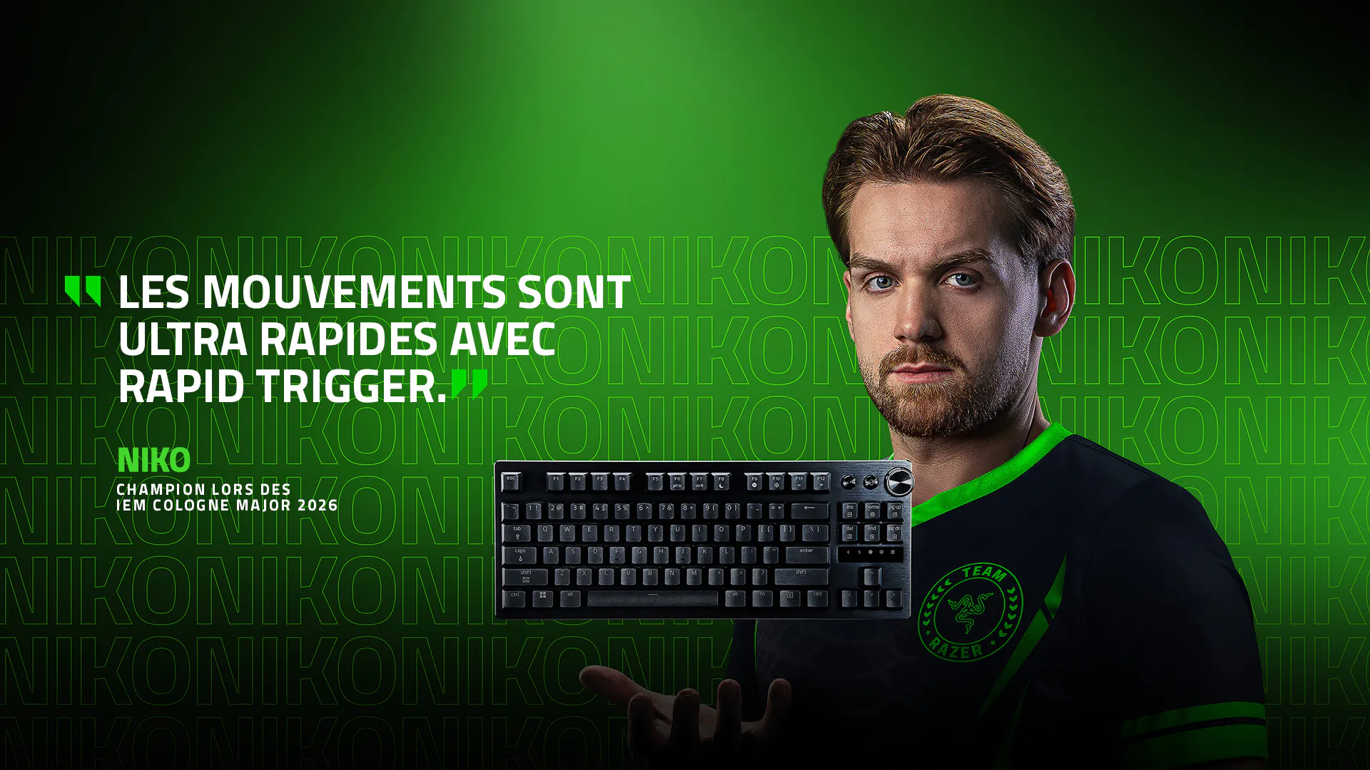 LES MOUVEMENTS SONT ULTRA RAPIDES AVEC RAPIC TRIGGER. | NIKO | CHAMPION LORS DES IEM COLOGNE MAJOR 2026
