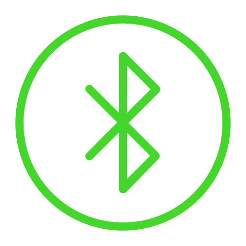 A Bluetooth symbol inside a green circle, with the text "Power" below.