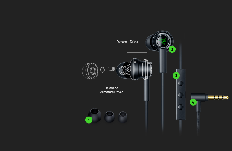 In Ear Headset Razer Hammerhead Duo