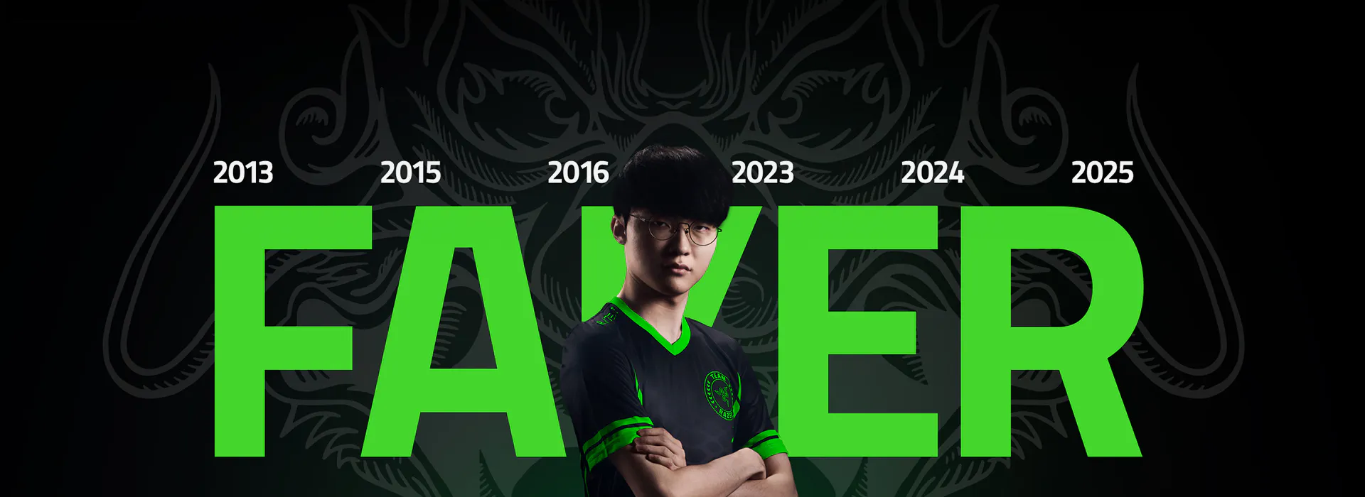 FAKER - Six-Time Worlds Champion: 2013 2015 2016 2023 2024 2025