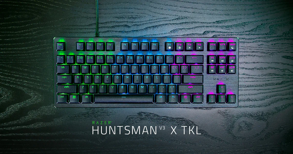 【ハネ】Razer Huntsman Tenkeyless Amazon.com: Razer Huntsman V2 TKL Tenkeyless Gaming Keyboard