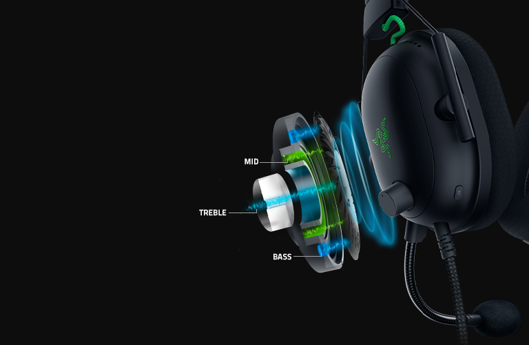 Esports THX Spatial Audio Gaming Headset - Razer BlackShark V2