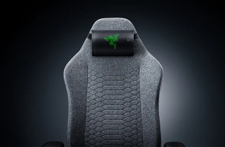 Razer Clio X on Razer Gaming Chair - Front view 4