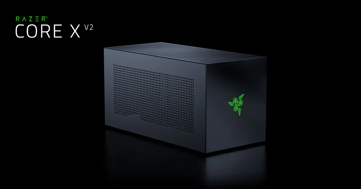 Razer Core V2 外部GPUエンクロージャー Razer Core V2: Thunderbolt 3 External Graphics Enclosure