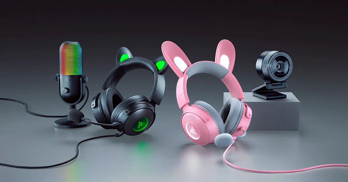 Razer コンテンツクリエイター用アイテム - マイク、ウェブ