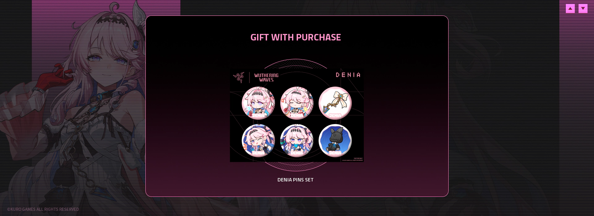 Gift Purchase: Denia Pins Set