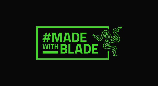 Made with Blade and Razer logo