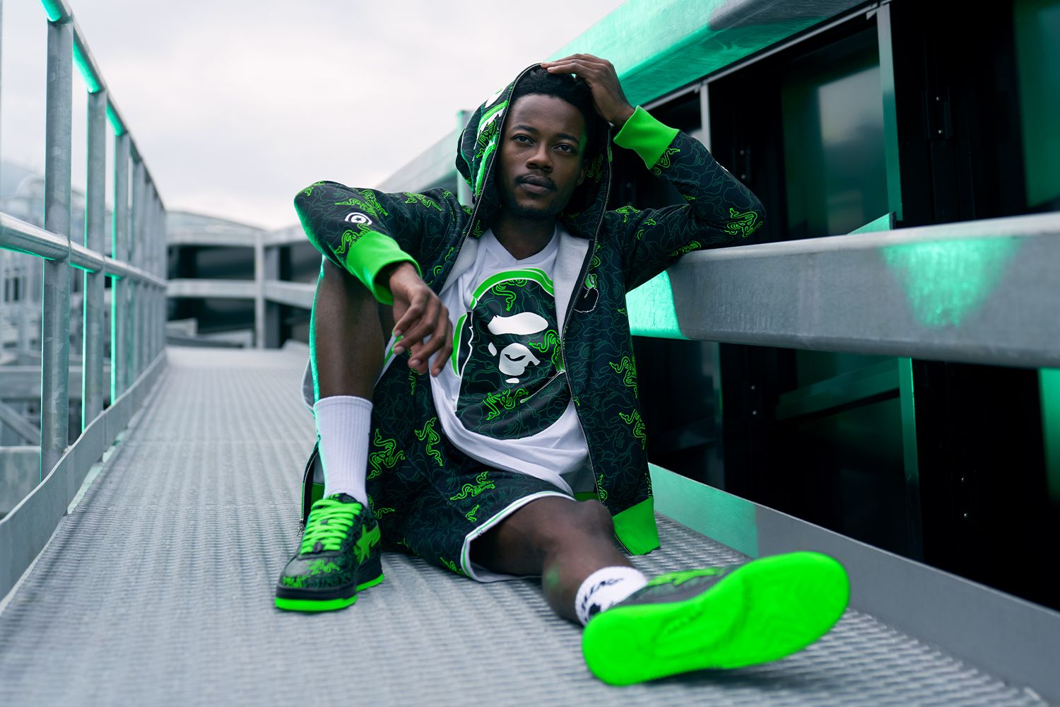 Razer X Bape Gaming Ape Tee | razer.com | Razer Brasil