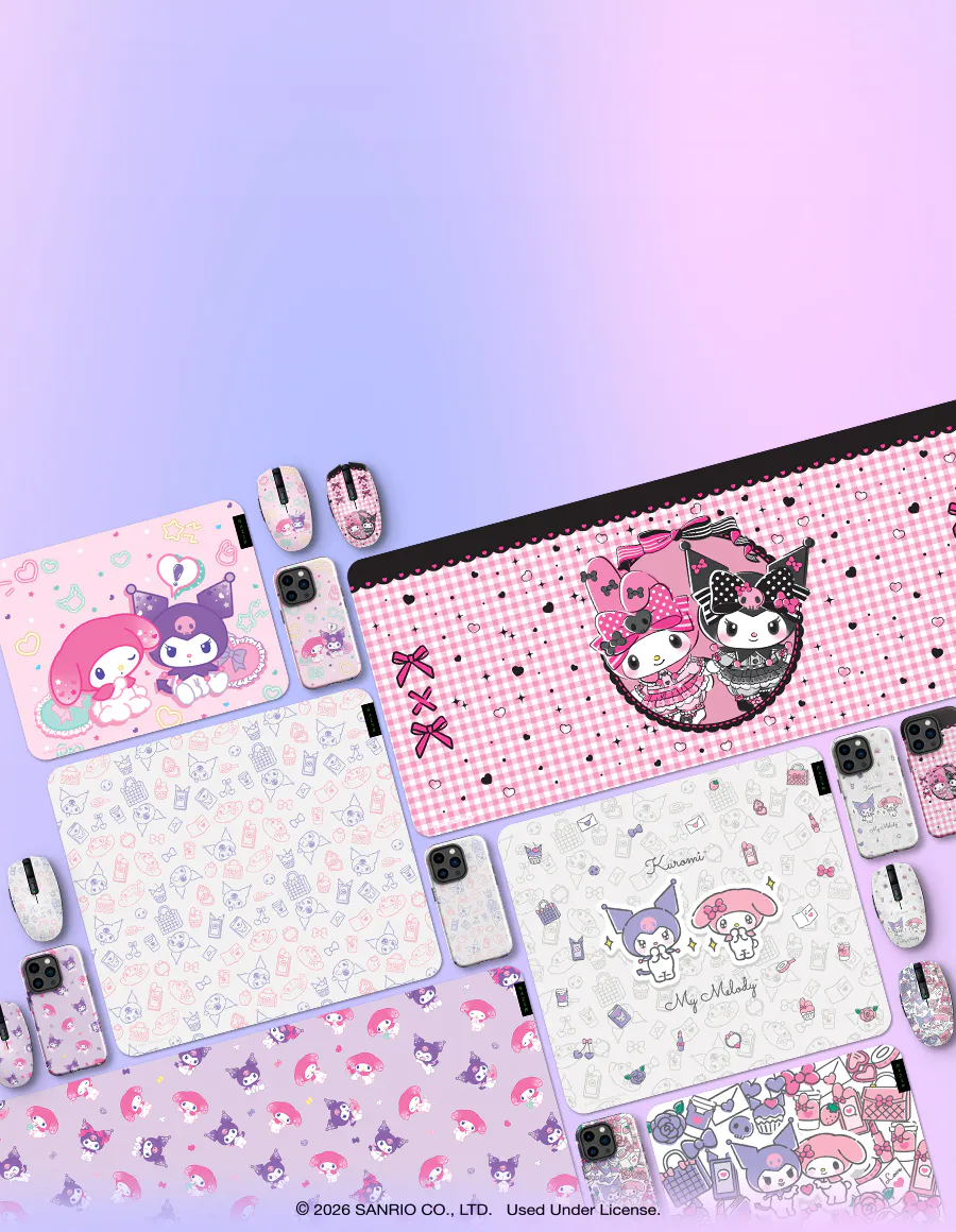 My Melody and Kuromi image © Sanrio Co., LTD. Used under license.