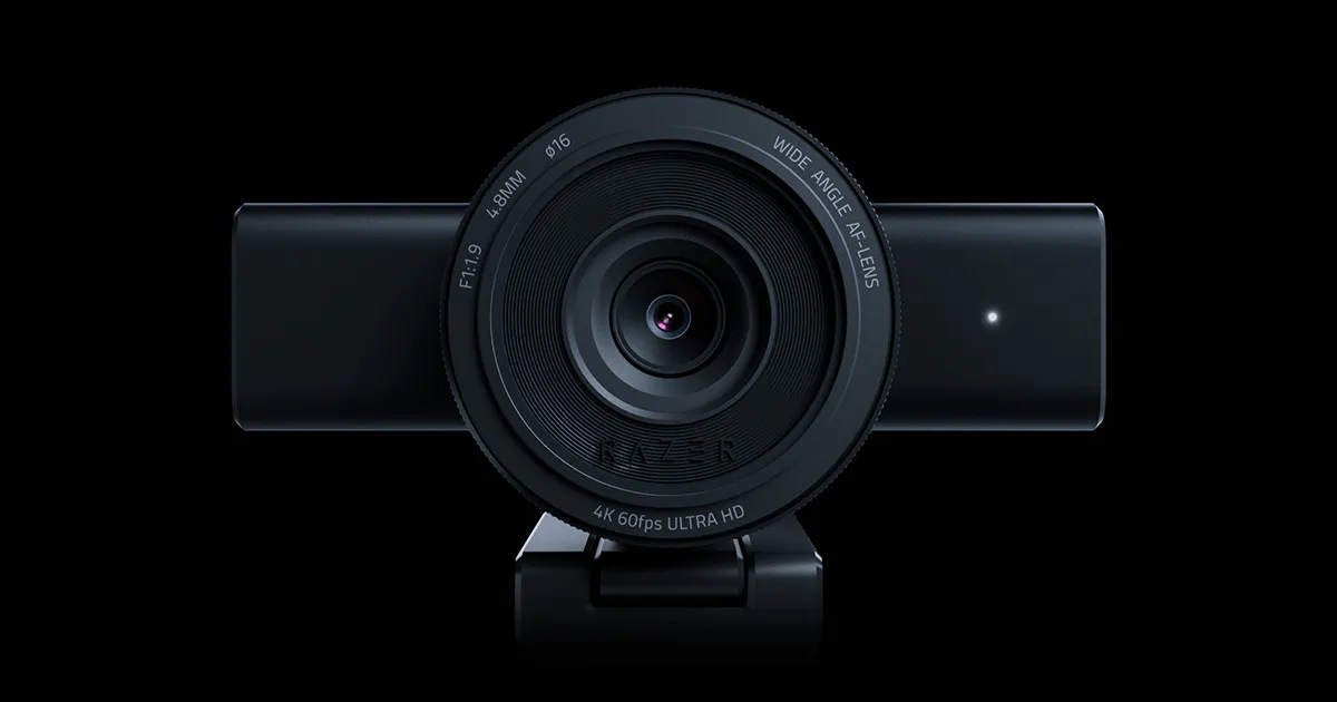4K 60FPS AI Webcam for Professionals - Razer Kiyo V2 Pro | Razer