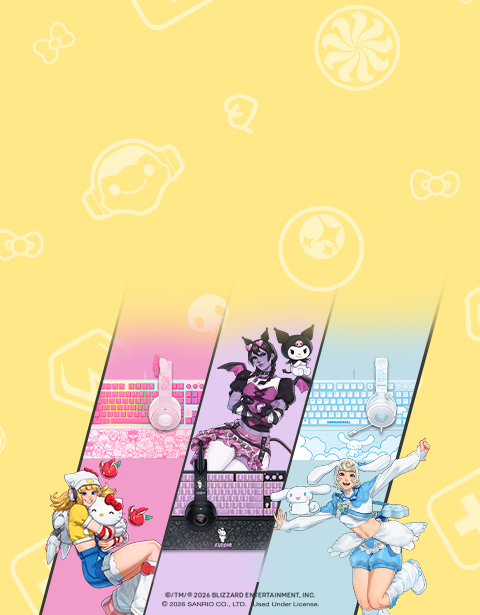 Overwatch X Hello Kitty and Friends. ©/TM/®2026 Blizzard Entertainment, Inc. ©2026 Sanrio Co., LTD. Used Under License.
