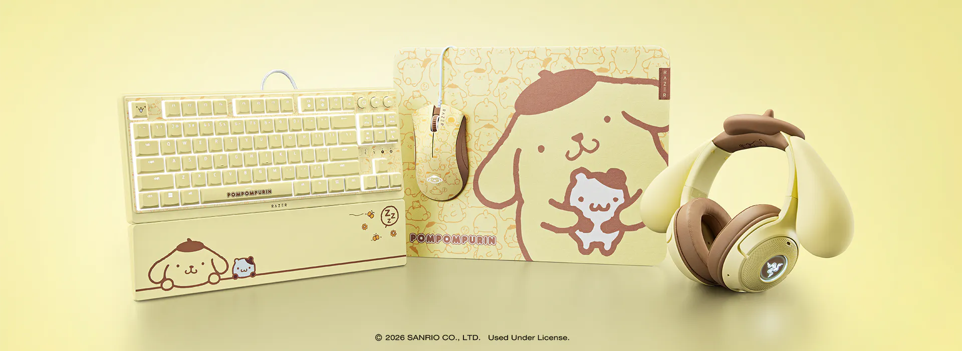 Razer | ポムポムプリン コレクション: キュートなサンリオ ゲーミング