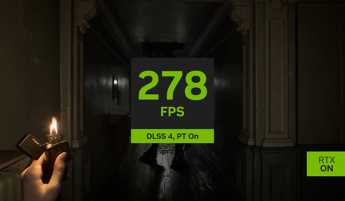 Gameplay scene with an on-screen performance overlay showing 278 FPS