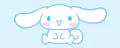 A cute blue cartoon dog with large ears, smiling, with the word "مدرب" (meaning "trainer" in Arabic) written above its head.