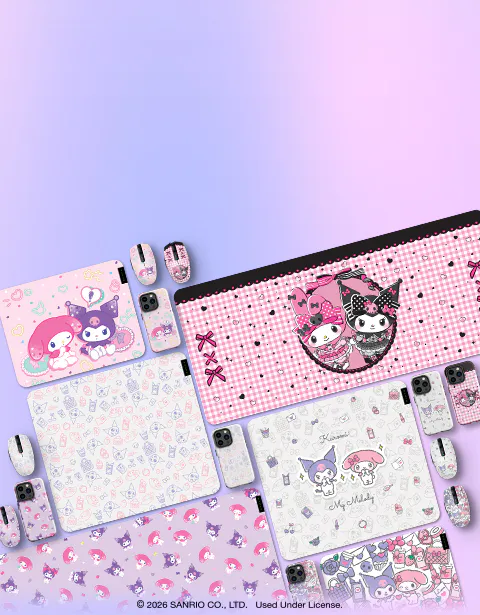My Melody and Kuromi image © Sanrio Co., LTD. Used under license.